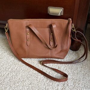 Fossil Brown Leather Bag